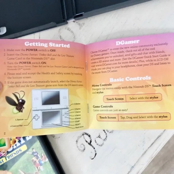 Nintendo DS Disney Tinkerbell And The Lost Treasure Game, With Instructions - Picture 9 of 10